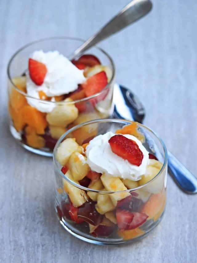 Fruit Salad Bowl My Cooking Journey