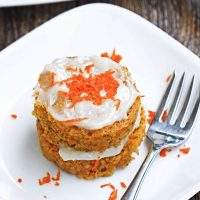 Single Serve Microwave Carrot Cake