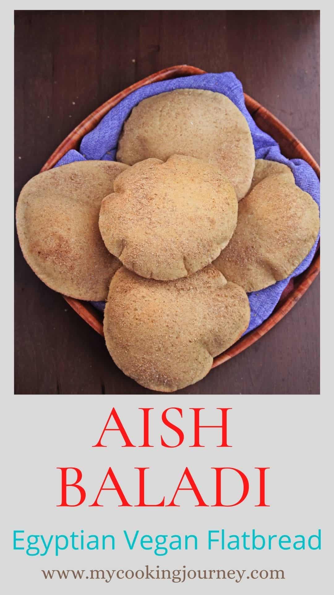 Aish Baladi Vegan Egyptian Flatbread My Cooking Journey