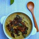 Karpooravalli / Omavalli Chutney | Ajwain Leaves Chutney