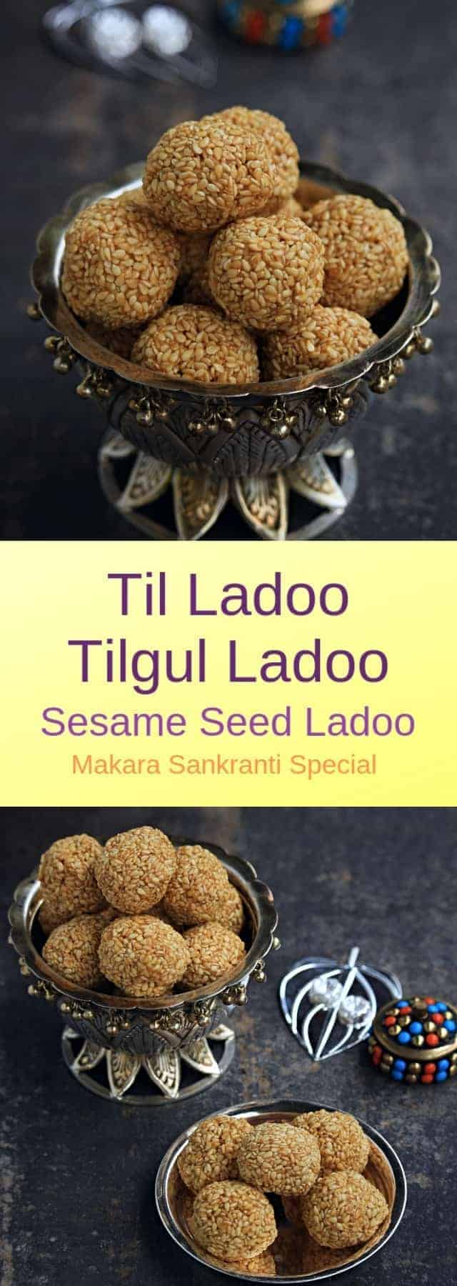 Til Ladoo Tilgul Ladoo Sesame Seed Ladoo My Cooking Journey