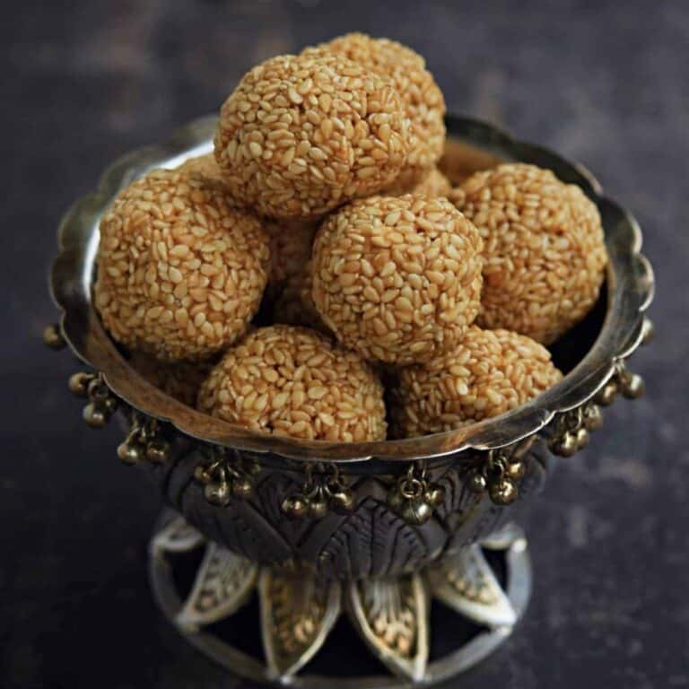 Til Ladoo Tilgul Ladoo Sesame Seed Ladoo My Cooking Journey