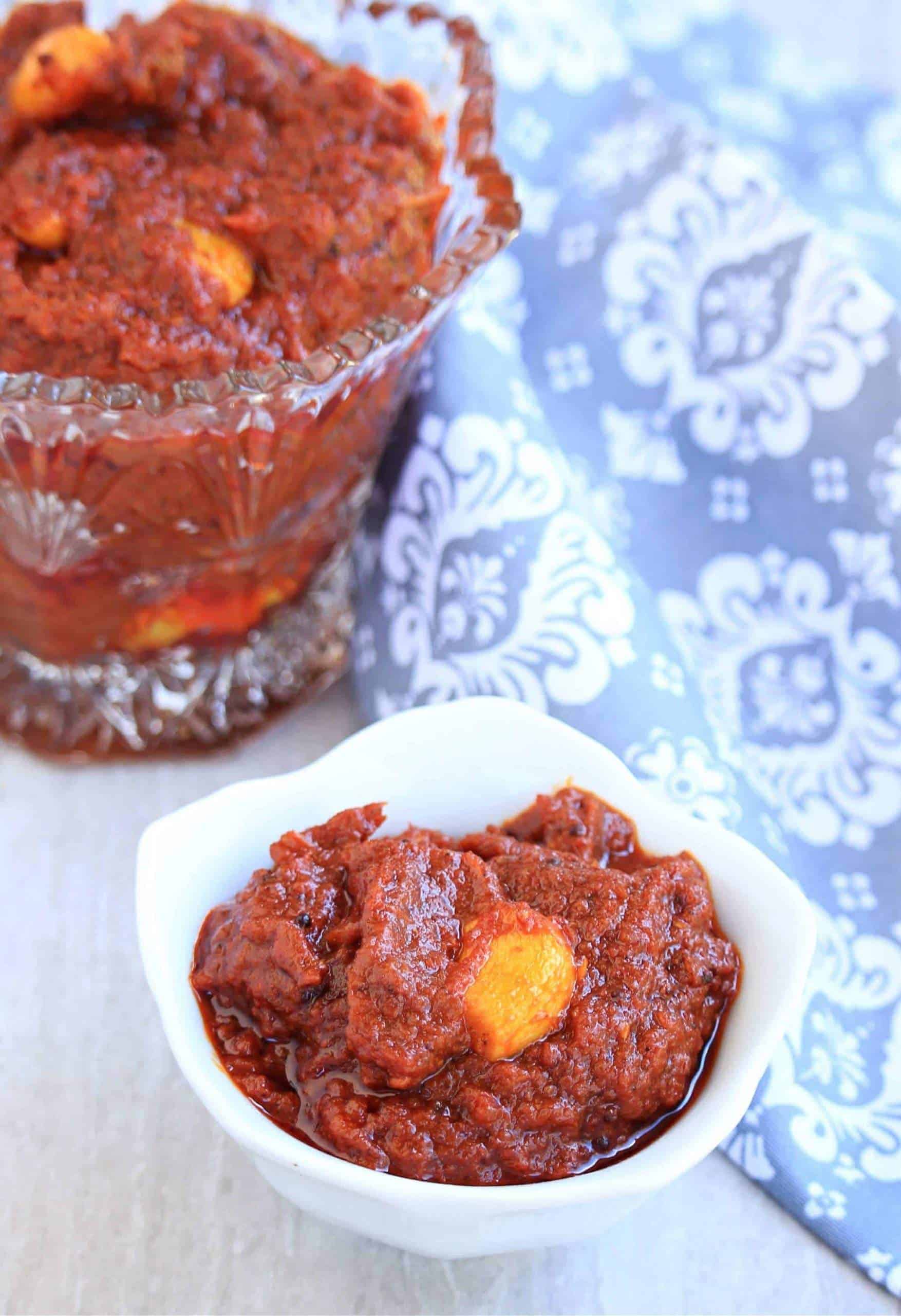 Andhra Style Tomato Pickle Andhra Style Tomato Pickle