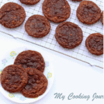 Flourless Chocolate Pecan Cookies in Wirerack