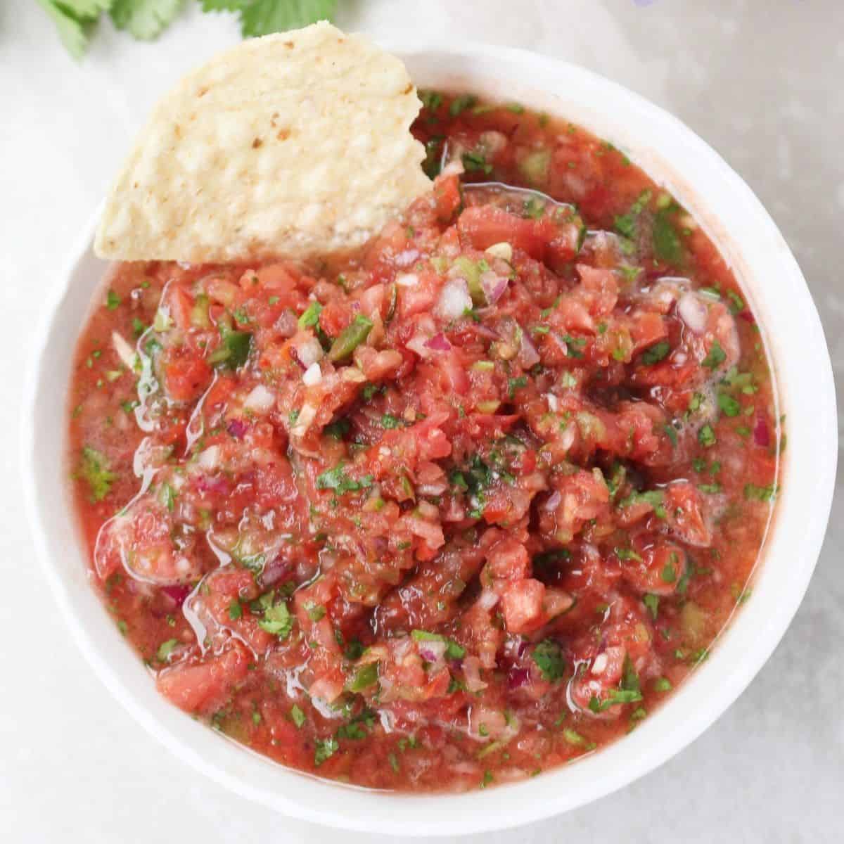 Homemade Quick And Easy Salsa My Cooking Journey