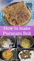 puranam poli with step by step process