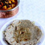 Haryana Bajra Roti in a Plate