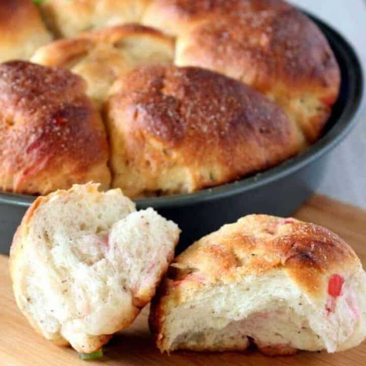 Pull Apart Sweet Buns in a Bowl