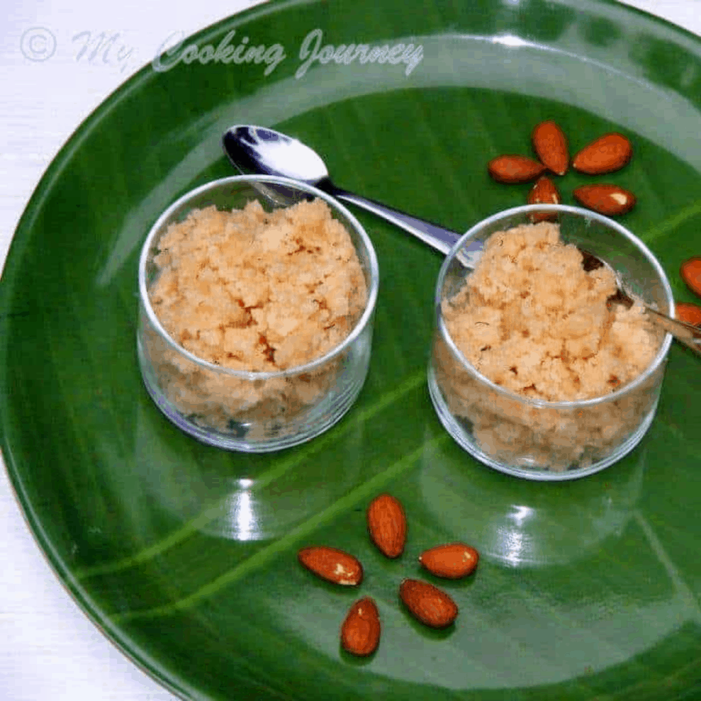 Badam Halwa Almond Halwa My Cooking Journey