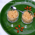 Badam Halwa in a cup