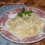 Fettuccine Alfredo (Classic and Creamy) Recipe in a plate