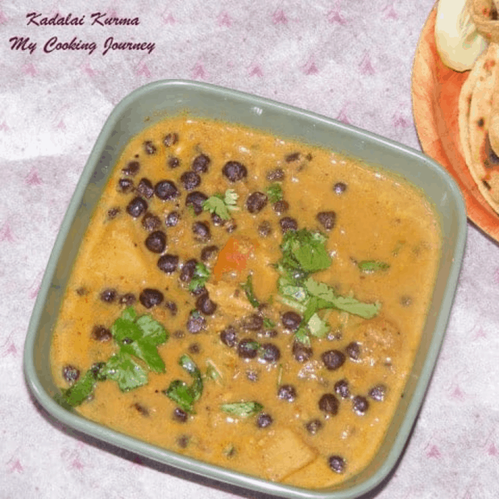 Kadalai Kurma in a bowl