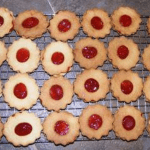 Jam Sandwich on a wire rack