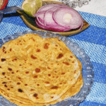 Mullangi Paratha in a plate