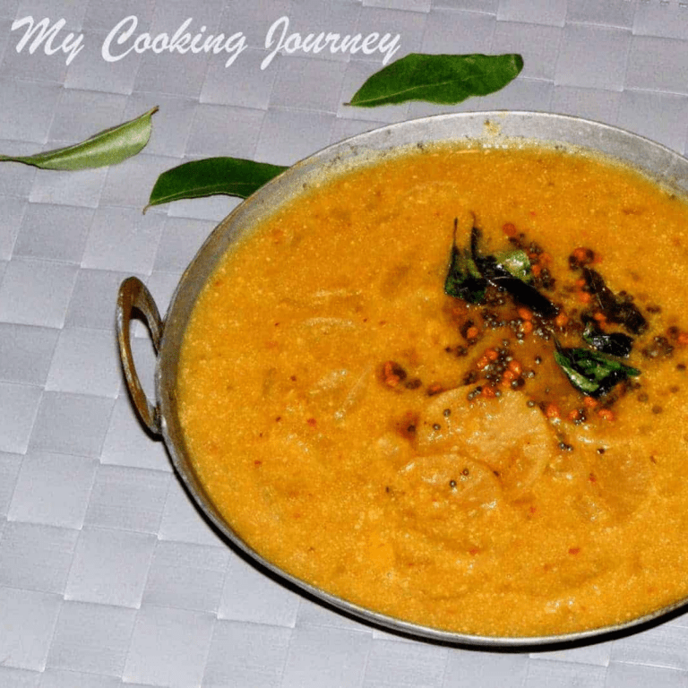 Mullangi Vendhaya Sambhar – Radish Fenugreek Sambhar