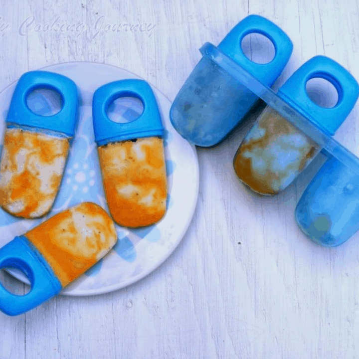 Orange Creamsicle in a plate