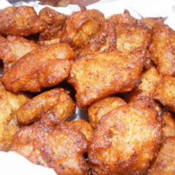 Fried Kunukku served in dish