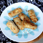 Mozzarella Sticks Served in a Plate