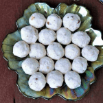 Rava Ladoo served in a plate