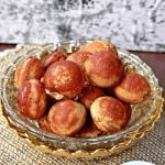 Thinai Sweet Paniyaram served in a bowl