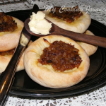 Bialys served with Caramelized Onions