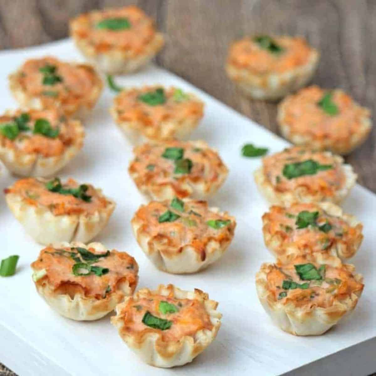 Savory Phyllo Cups Recipe Mexican Flavored Appetizer