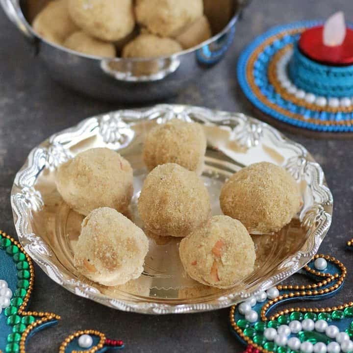 ladoos in a plate