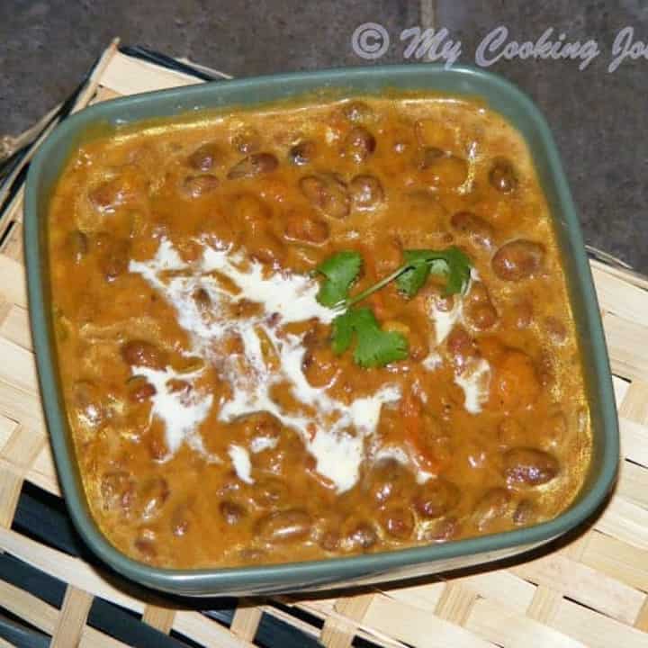 Rajma Masala in a bowl - Featured Image