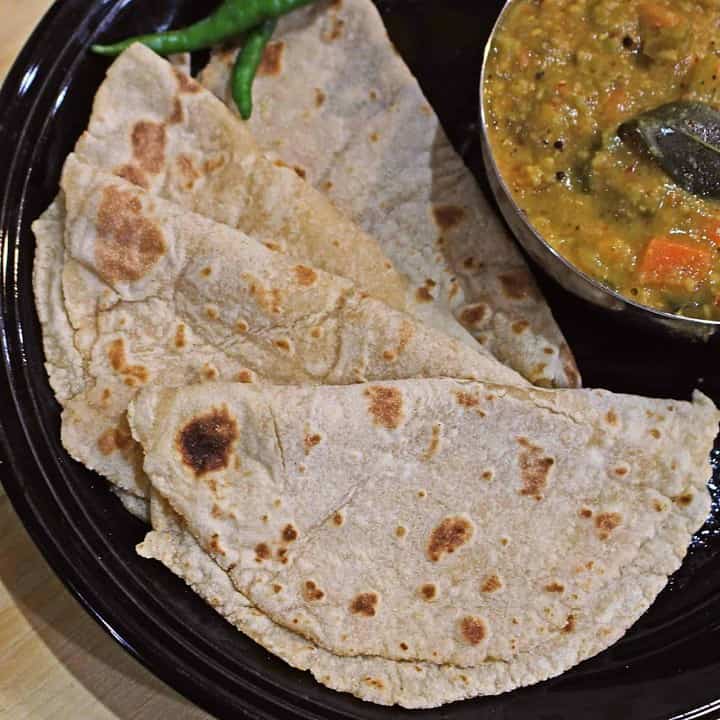 Janta Roti with Subzi on the side - Featured image