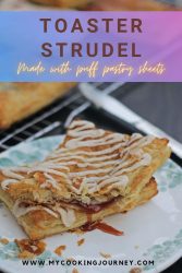 Toaster strudel with text for pinterest.