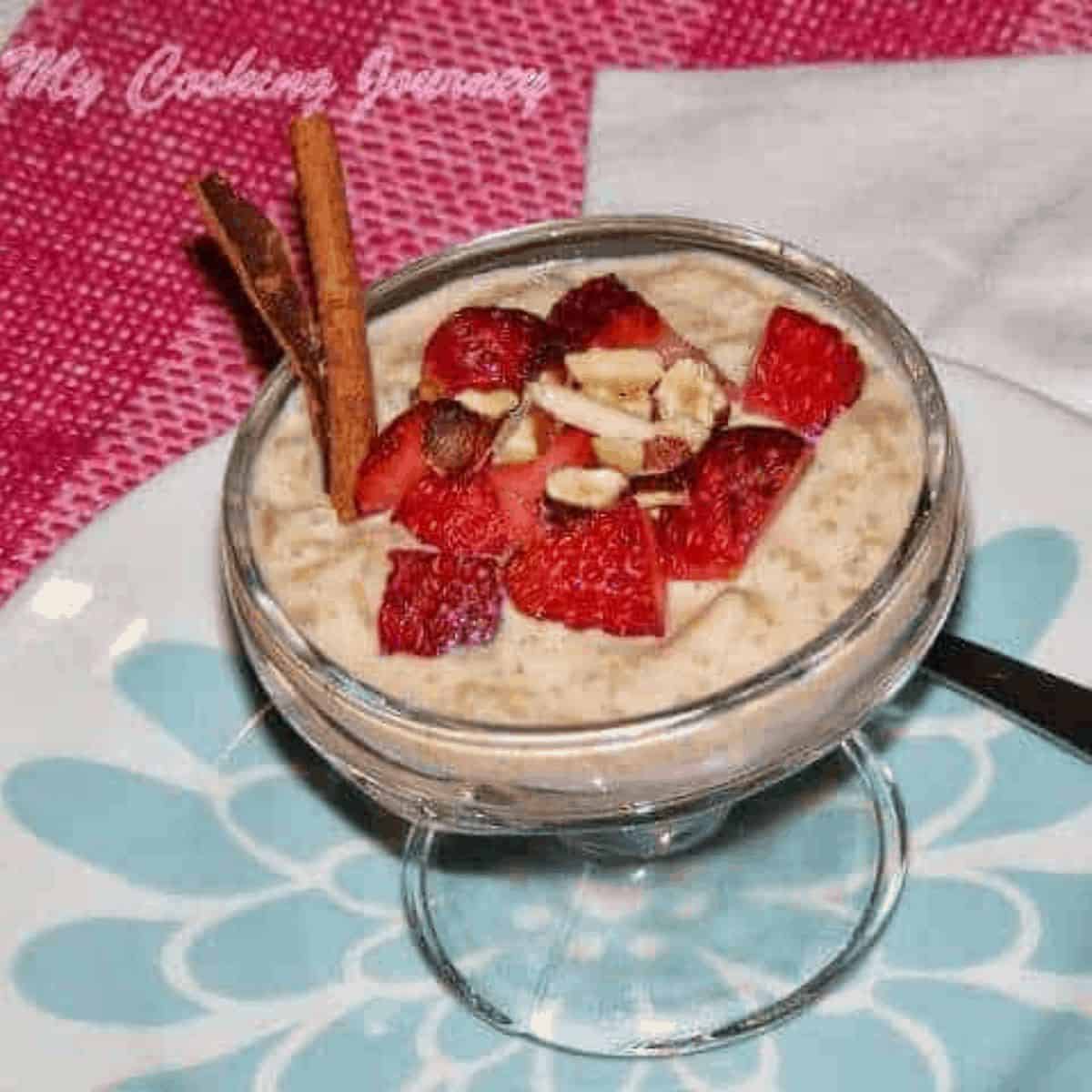 Rice Condé Sundae Recipe