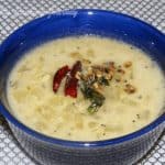 Vellarikkai Kootu in a blue bowl - Feature Image